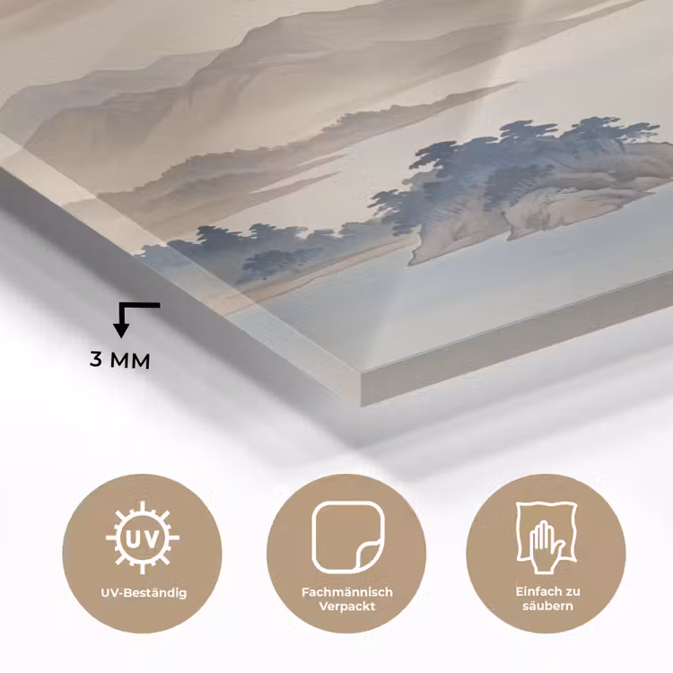 Japans - Landschap - Beige plexiglas 5mm klein -wsfeer2_DE