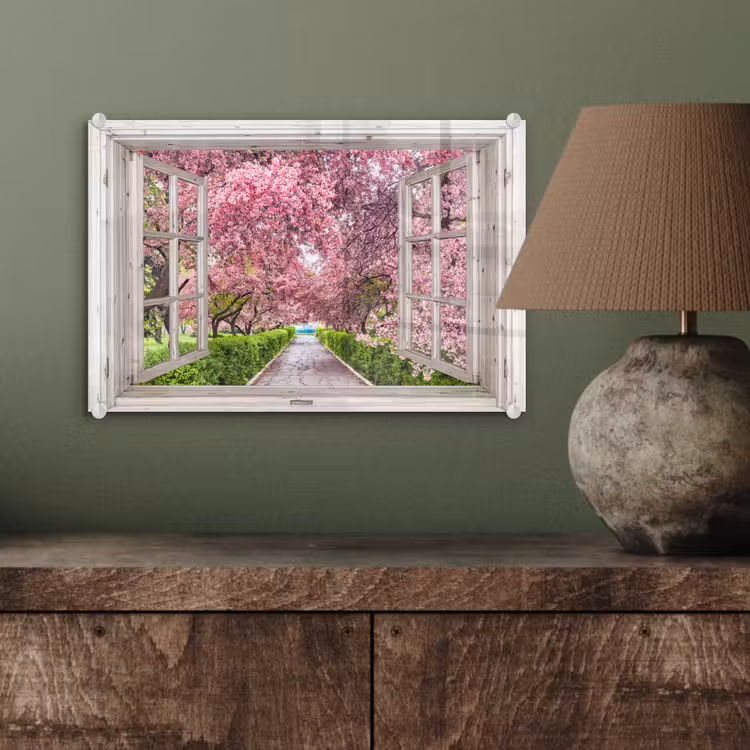 Japans - Sakura - Bloesem - Boom - Bloesem takken - Doorkijk plexiglas 5mm klein -sfeer3