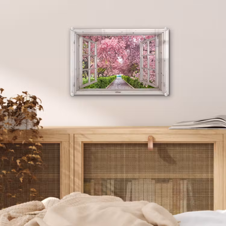 Japans - Sakura - Bloesem - Boom - Bloesem takken - Doorkijk plexiglas 5mm klein -sfeer4