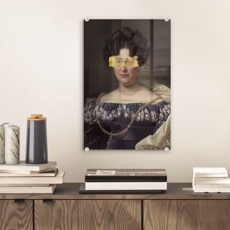 Johanna Henriette Engelen - Dubois Drahonet - Goud plexiglas 5mm klein -sfeer1