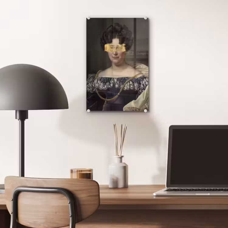 Johanna Henriette Engelen - Dubois Drahonet - Goud plexiglas 5mm klein -sfeer6