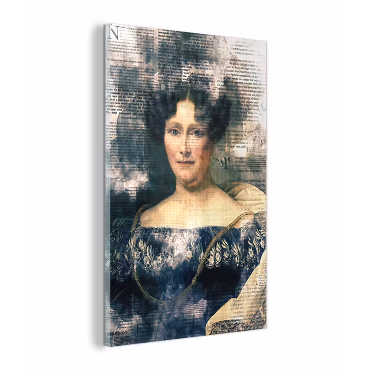 Johanna Henriette Engelen - Dubois Drahonet - Krant plexiglas 5mm klein -z3d