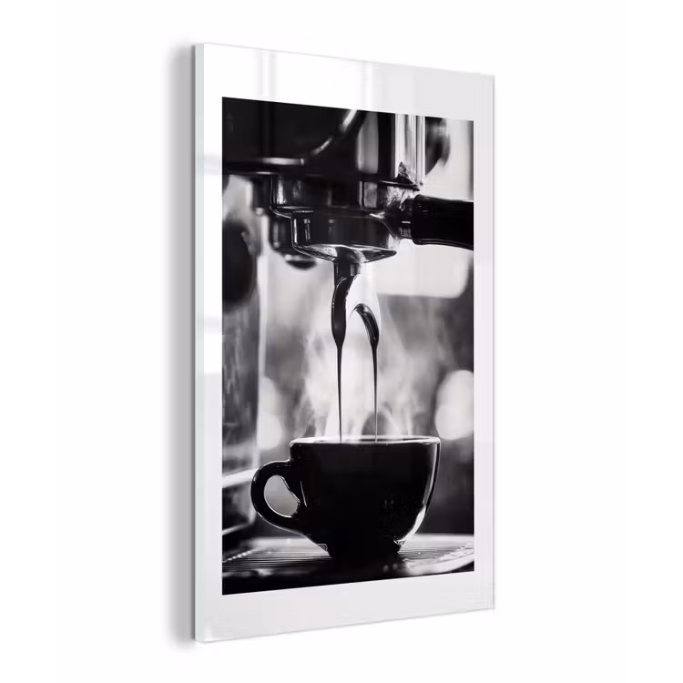 Coffee - Espresso - Koffiemachine - Kop plexiglas 5mm klein -z3d