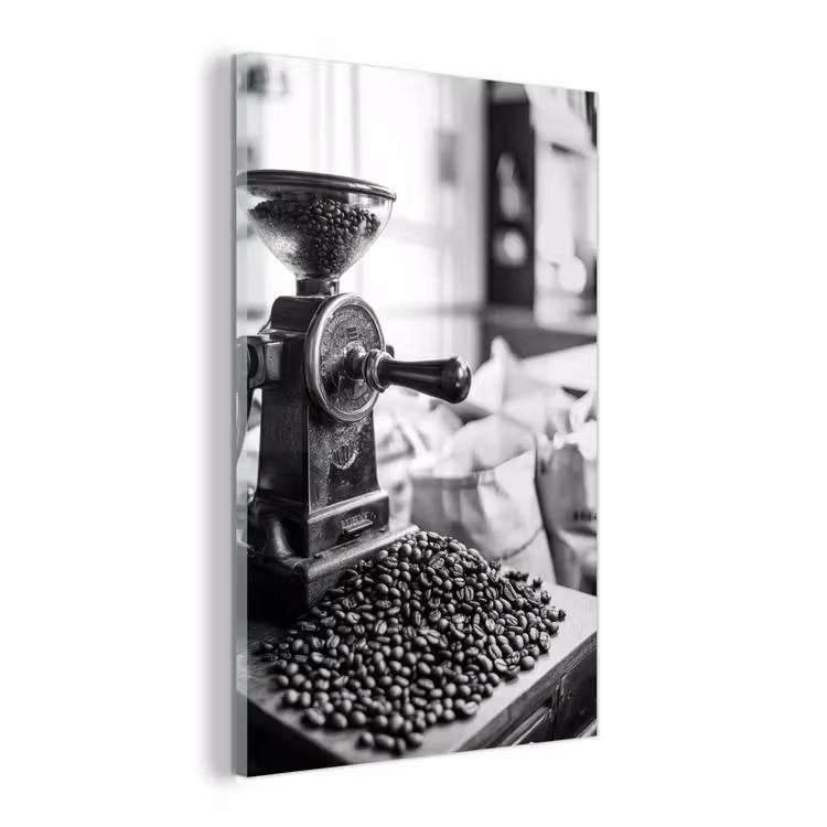 Koffiemolen - Gemalen - Vintage plexiglas 5mm klein -z3d