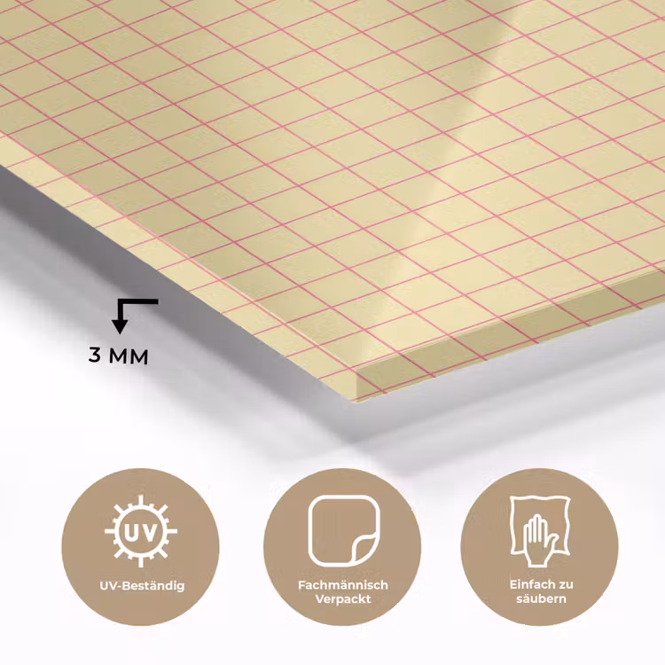Ruitjes - Grid - Minimalistisch - Geel - Roze plexiglas 5mm klein 11 -wsfeer2_DE
