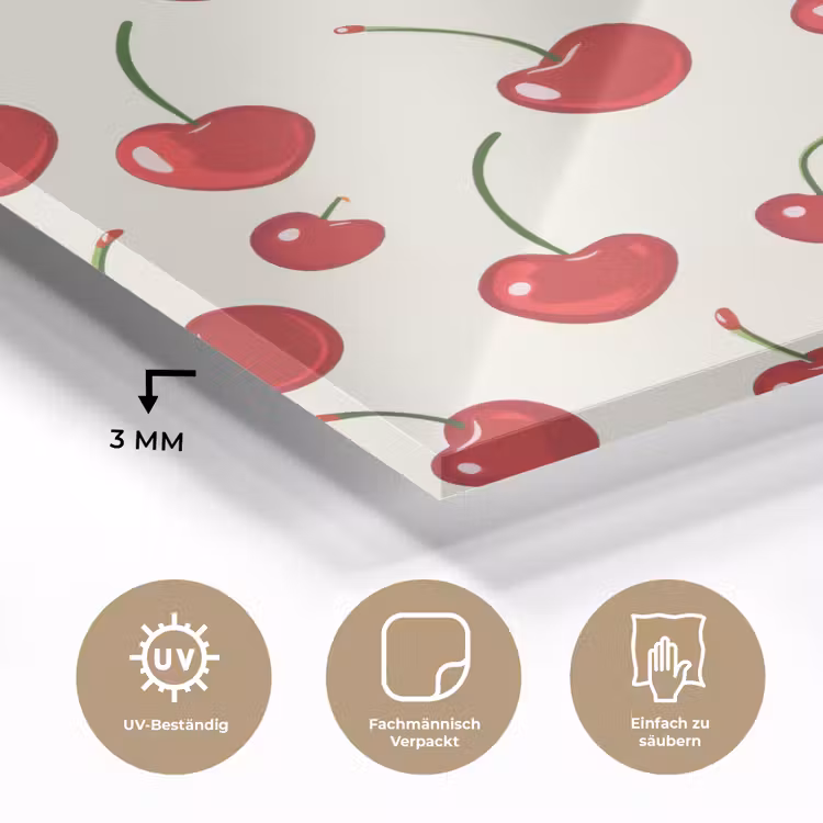 Kersen - Minimalistisch - Rood plexiglas 5mm klein 11 -wsfeer2_DE