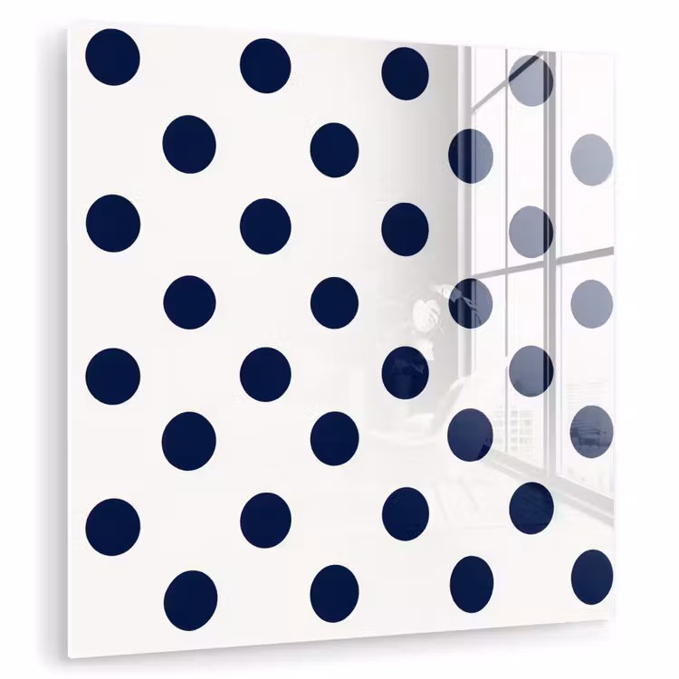 Klassiek - Stippen - Blauw plexiglas 5mm klein 11 -zzzproduct_nieuw