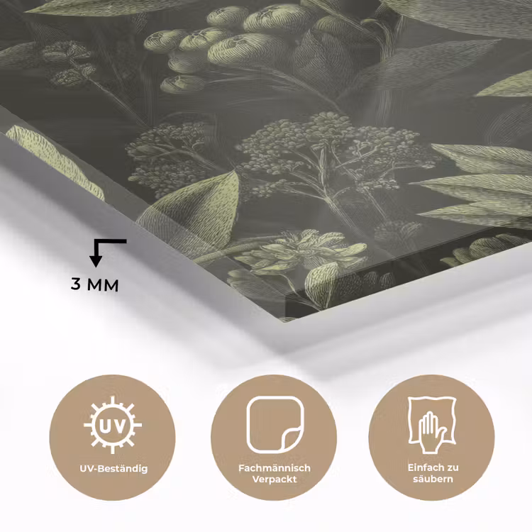 Klassiek - Donker - Botanisch - Planten plexiglas 5mm klein 11 -wsfeer2_DE