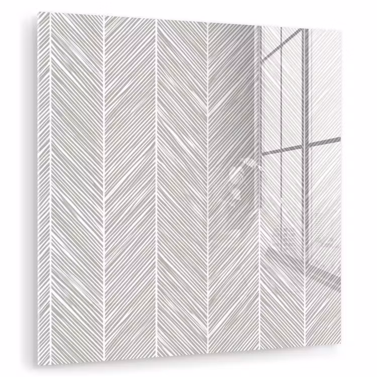 Klassiek - Visgraat - Grijs plexiglas 5mm klein 11 -zzzproduct_nieuw