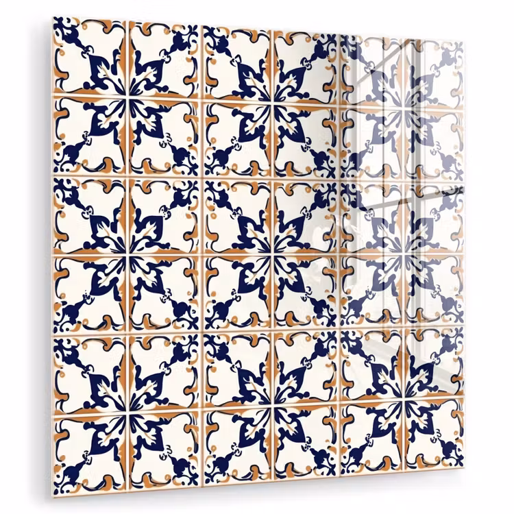 Klassiek - Patroon - Kleurrijk plexiglas 5mm klein 11 -zzzproduct_nieuw