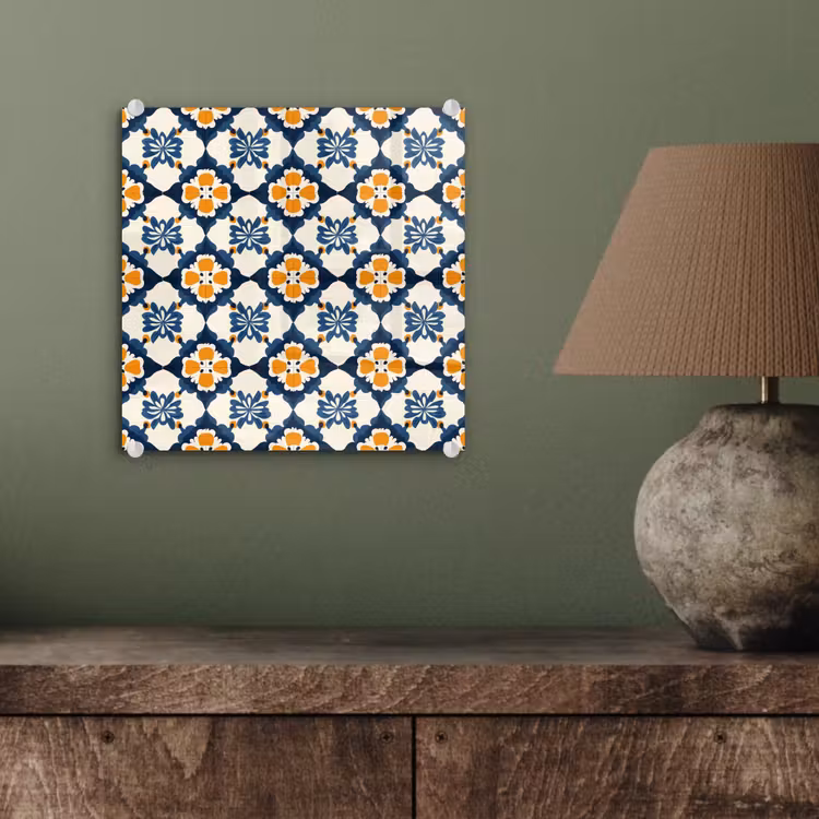 Klassiek - Geometrisch - Blauw plexiglas 5mm klein 11 -sfeer3