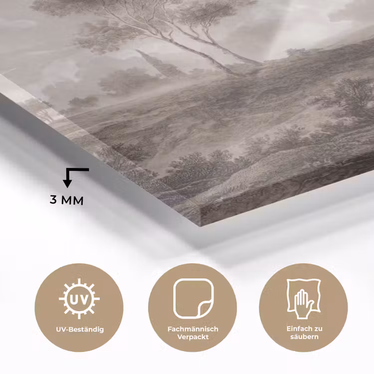 Klassiek - Landschap - Neutraal plexiglas 5mm klein -wsfeer2_DE
