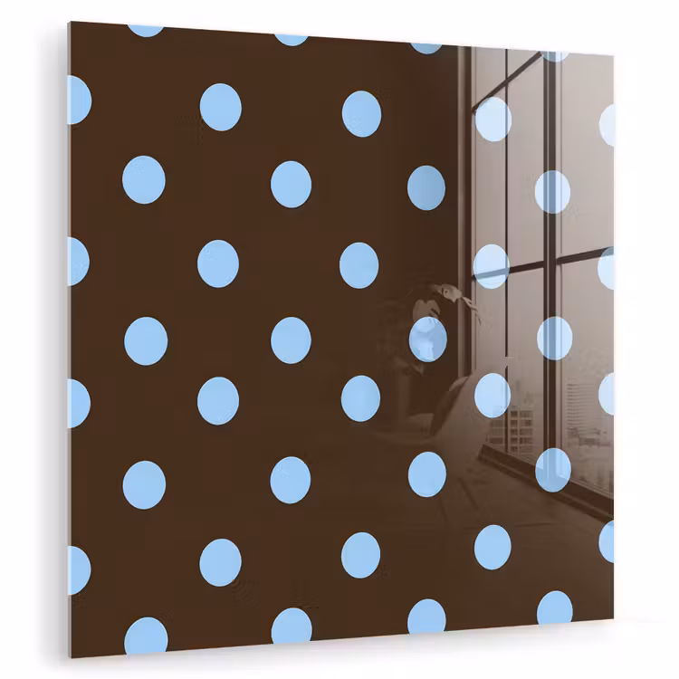 Klassiek - Stippen - Bruin plexiglas 5mm klein 11 -zzzproduct_nieuw