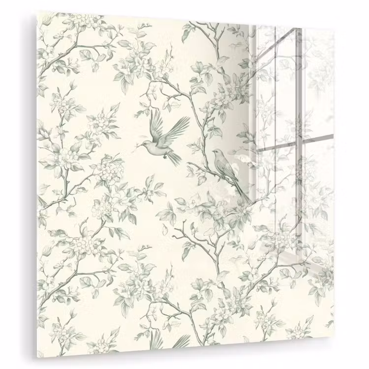 Klassiek - Vogels - Groen plexiglas 5mm klein 11 -zzzproduct_nieuw