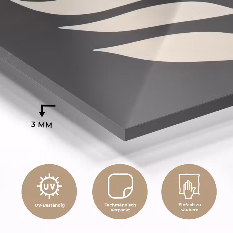 Blad - Wit - Minimalistisch plexiglas 5mm klein -wsfeer2_DE
