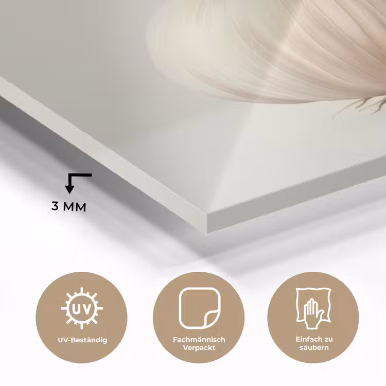 Knoflook - Natuurlijk - Beige plexiglas 5mm klein -wsfeer2_DE