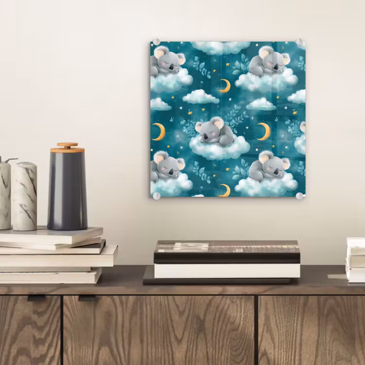 Koala's - Betoverend - Blauw plexiglas 5mm klein 11 -sfeer1