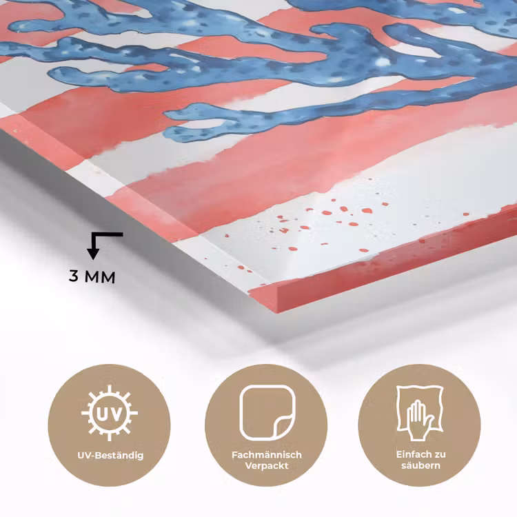 Koraal - Verfstructuur - Rood - Blauw plexiglas 5mm klein -wsfeer2_DE