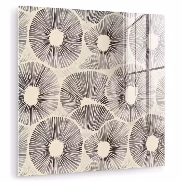 Cirkels - Patroon - Zwart plexiglas 5mm klein 11 -zzzproduct_nieuw
