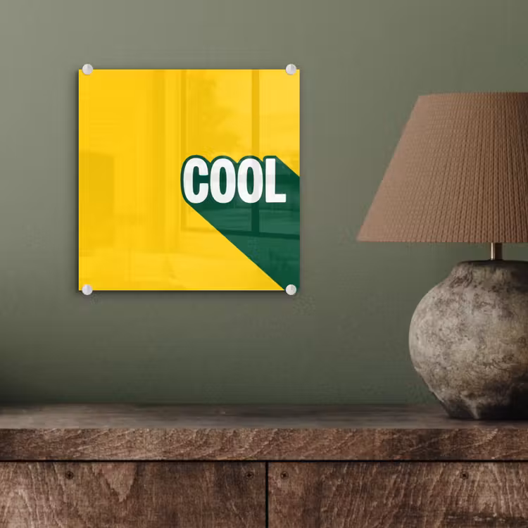 Cool - Geel - Groen plexiglas 5mm klein -sfeer3