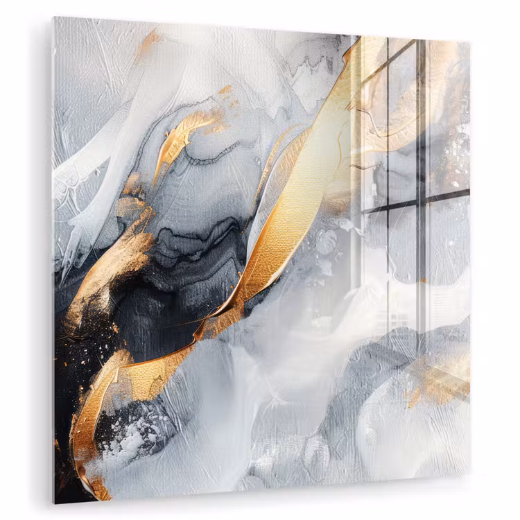 Kunst - Goud - Luxe - Abstract - Modern plexiglas 5mm klein -zzzproduct_nieuw