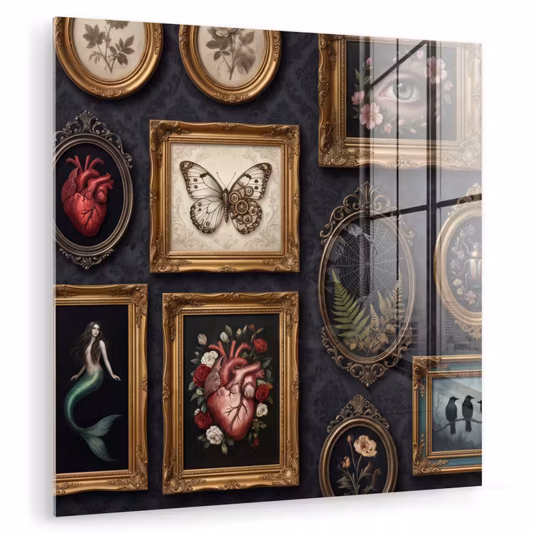 Kunst - Collectie - Vintage - Klassiek - Donker plexiglas 5mm klein -zzzproduct_nieuw