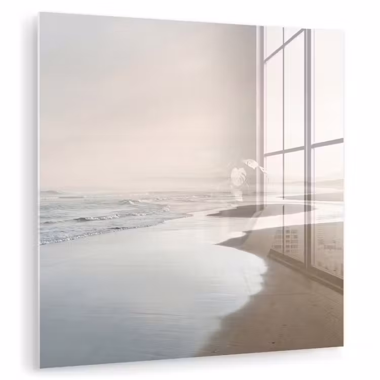 Kustlijn - Strand - Oceaan plexiglas 5mm klein -zzzproduct_nieuw