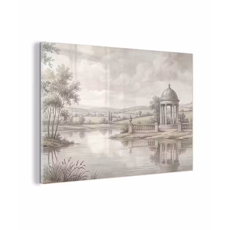 Landschap - Water - Natuur - Sepia plexiglas 5mm klein -zzzproduct_nieuw
