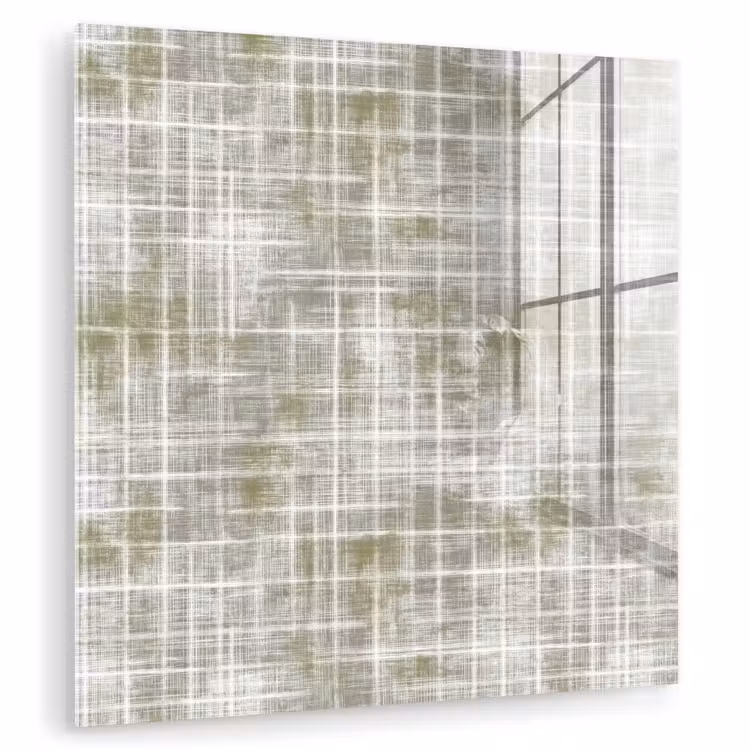 Linnen - Patroon - Groen plexiglas 5mm klein 11 -zzzproduct_nieuw