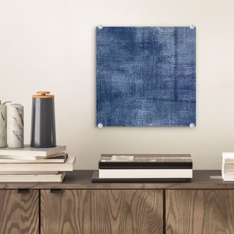 Linnen - Textuur - Patroon - Denim - Rustiek plexiglas 5mm klein 11 -sfeer1