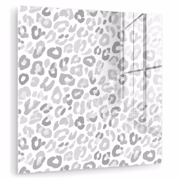 Luipaard - Motief - Grijs plexiglas 5mm klein 11 -zzzproduct_nieuw
