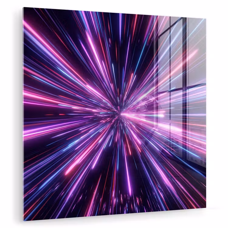 Lichtsnelheid - Ruimte - Roze - Paars plexiglas 5mm klein -zzzproduct_nieuw