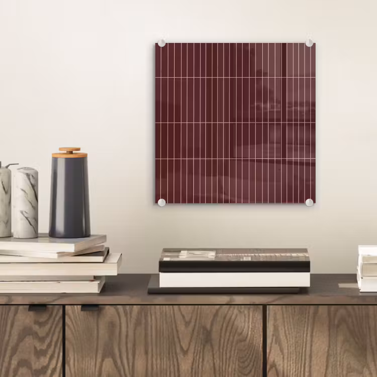 Lijnen - Patroon - Bordeaux plexiglas 5mm klein 11 -sfeer1