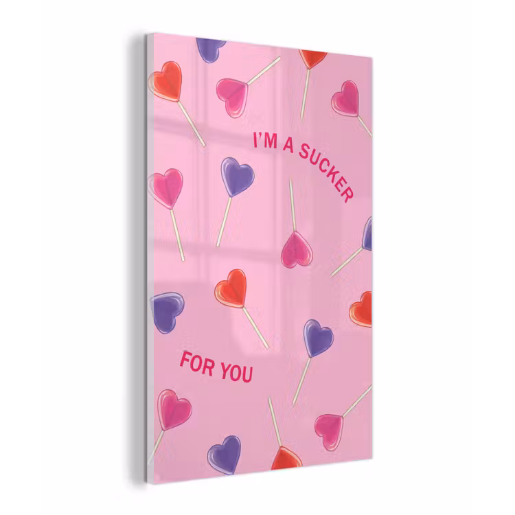 Lolly - Valentijn - Illustratie - Snoep plexiglas 5mm klein -z3d