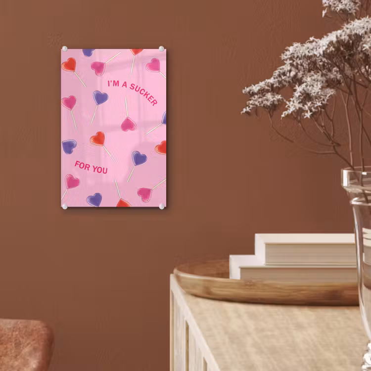 Lolly - Valentijn - Illustratie - Snoep plexiglas 5mm klein -sfeer5