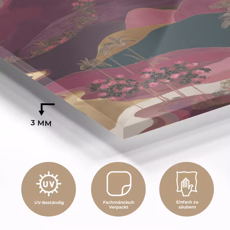 Magisch - Palmbomen - Goud plexiglas 5mm klein 11 -wsfeer2_DE