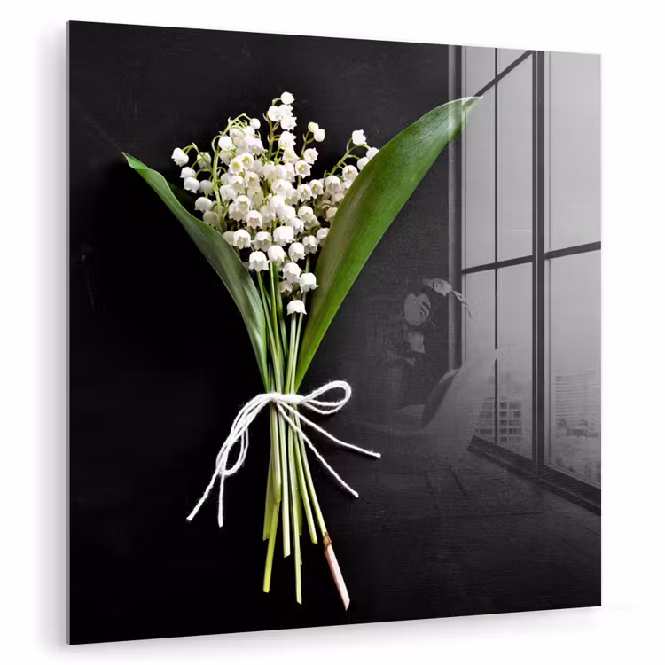 Lelietjes van dalen - Bloemen - Stilleven - Flora plexiglas 5mm klein -zzzproduct_nieuw