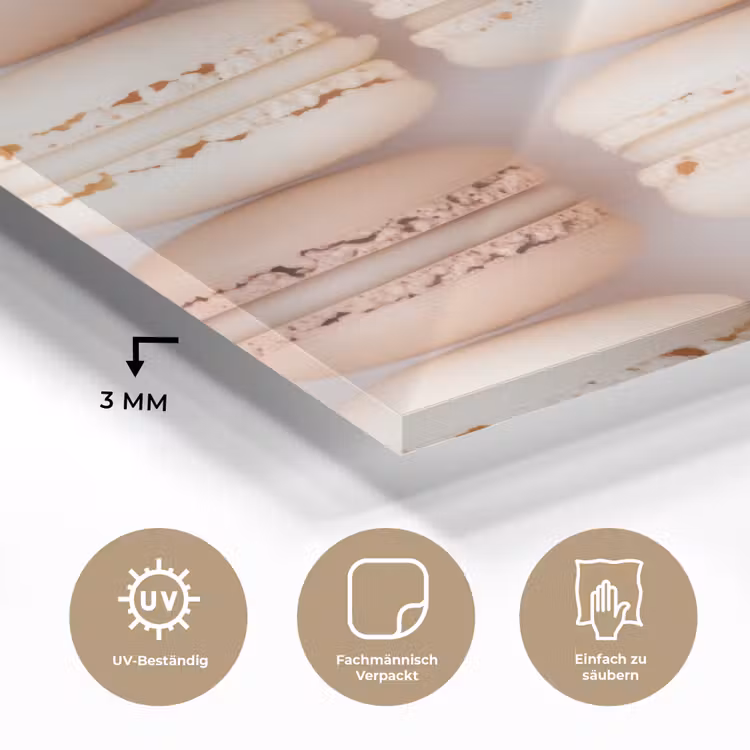 Macarons - Beige - Bruin plexiglas 5mm klein -wsfeer2_DE