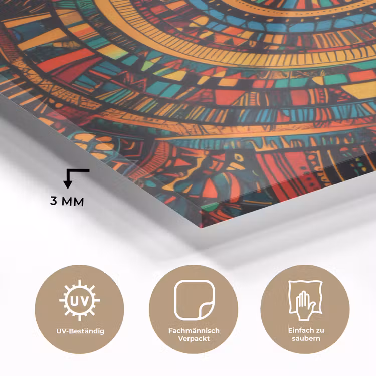 Mandala - Cirkels - Patronen plexiglas 5mm klein -wsfeer2_DE