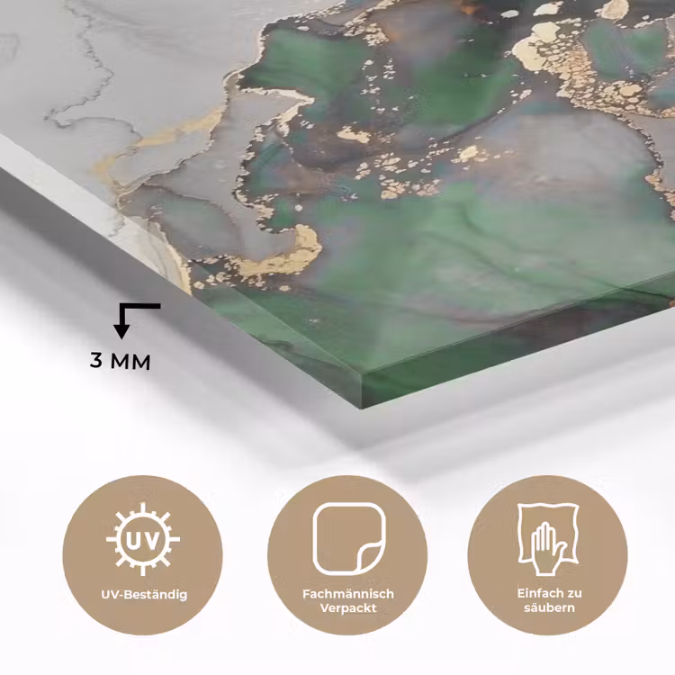 Marmer - Goud - Groen - Luxe plexiglas 5mm klein -wsfeer2_DE