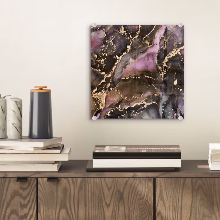 Marmer - Gold - Steen - Abstract plexiglas 5mm klein -sfeer1