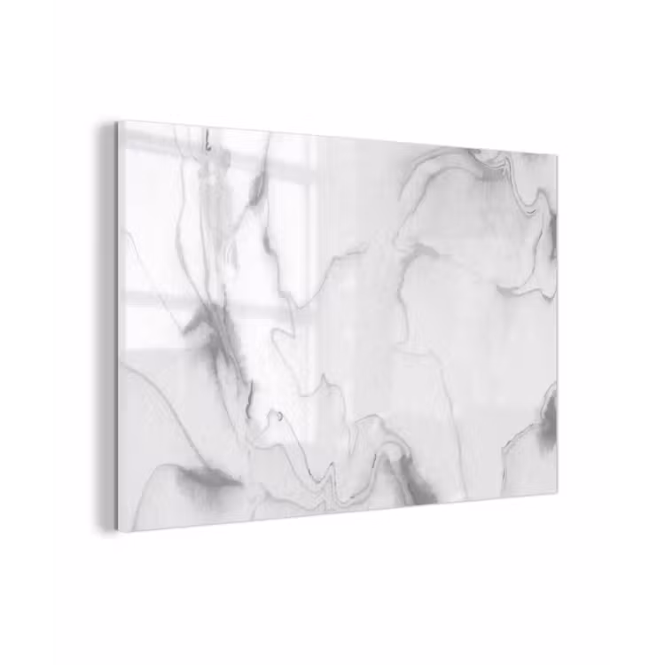 Marmer - Grijs - Wit - Abstract - Marmerlook plexiglas 5mm klein -z3d