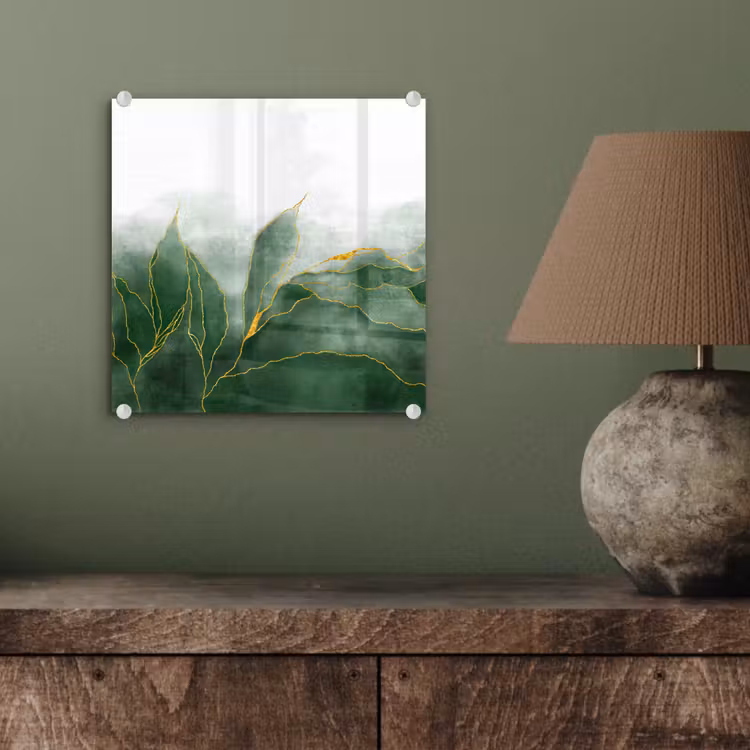 Marmer - Groen - Luxe - Goud - Marmerlook plexiglas 5mm klein -sfeer3