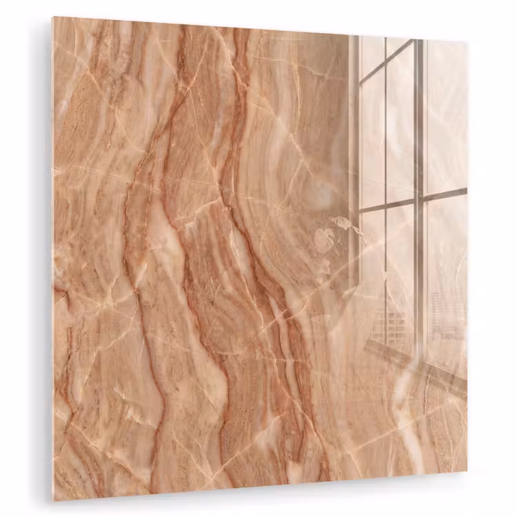 Marmer - Ader - Natuur - Abstract - Beige plexiglas 5mm klein -zzzproduct_nieuw