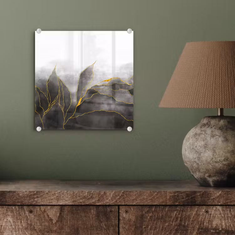 Marmer - Zwart - Goud - Luxe - Marmerlook plexiglas 5mm klein -sfeer3