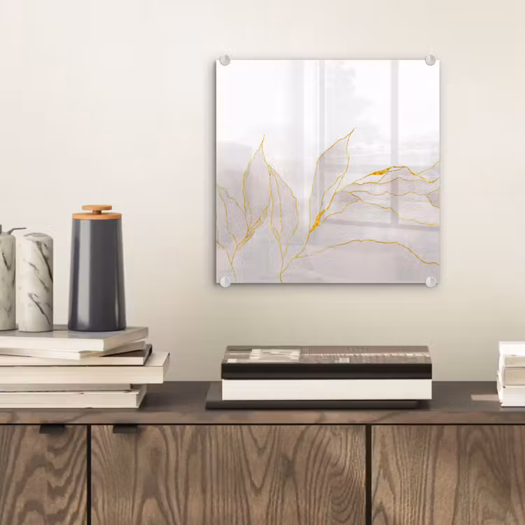 Marmerlook - Grijs - Goud - Chic - Marmer plexiglas 5mm klein -sfeer1