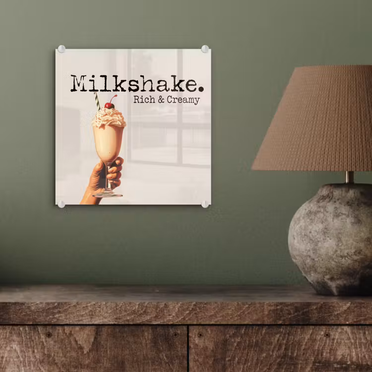 Milkshake - Kers - Rietje plexiglas 5mm klein -sfeer3