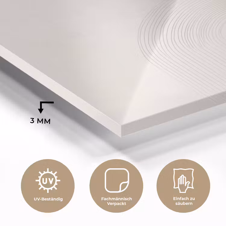 Minimalistisch - Cirkel - Lichtgrijs plexiglas 5mm klein -wsfeer2_DE