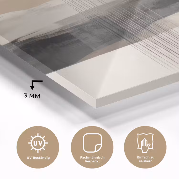 Minimalistisch - Landschap - Dimensie plexiglas 5mm klein -wsfeer2_DE