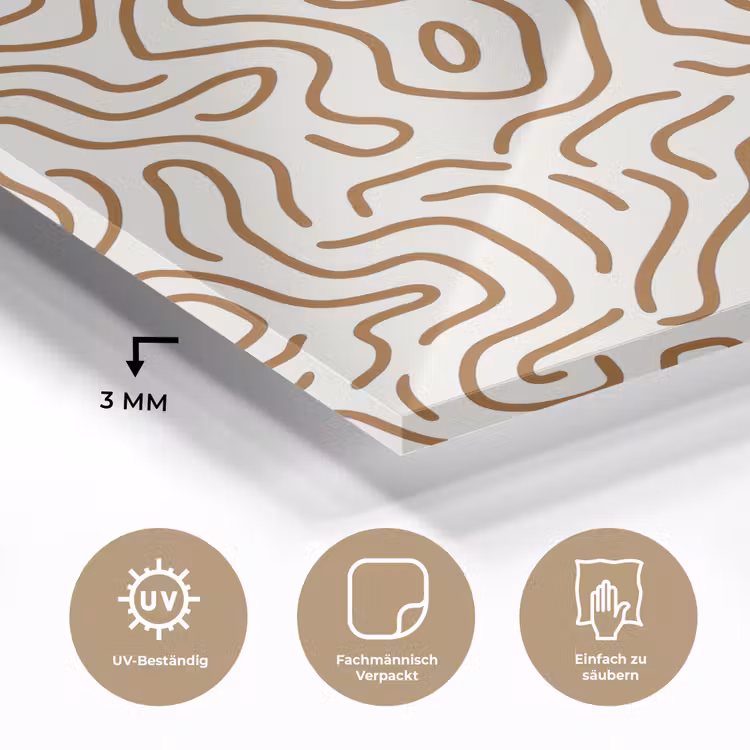 Minimalistisch - Patroon - Terracotta plexiglas 5mm klein 11 -wsfeer2_DE